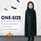 Black Velvet Hooded Cape - Kids Long Velour Vampire and Superhero Halloween Costume Cloak with Hood for Boys and Girls